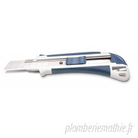 Couteau cutter 18mm blanc bleu chat professionnel avec taille-crayon intégré B00TLXZHC8